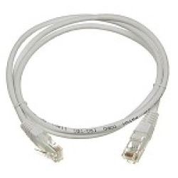 Патч-корд TWT UTP кат.5e, с заливными колпачками, 5.0 м, белый