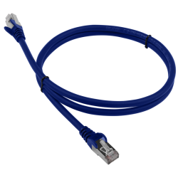 Патч-корд LANMASTER LSZH FTP кат.6, 1.0 м, синий
