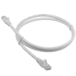 Патч-корд LANMASTER LSZH UTP кат.6, 0.5 м, белый