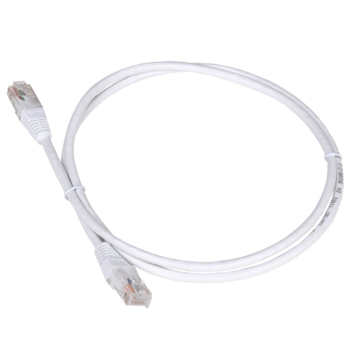 Патч-корд TWT UTP кат.5e, с заливными колпачками, 0.15 м, белый