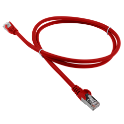 Патч-корд LANMASTER LSZH FTP кат.5e, 2.0 м, красный