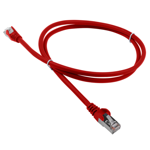 Патч-корд LANMASTER LSZH FTP кат.5e, 3.0 м, красный