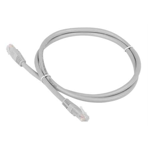Патч-корд TWT UTP кат.6, с заливными колпачками, 7.0 м, серый