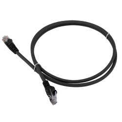 Патч-корд LANMASTER LSZH UTP кат.6, 5.0 м, черный