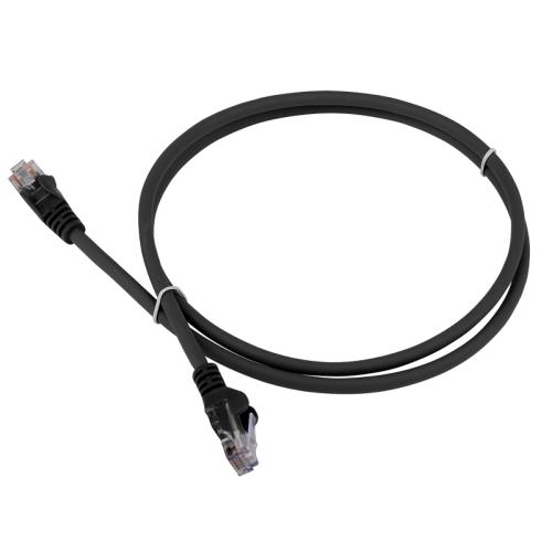Патч-корд LANMASTER LSZH UTP кат.6, 5.0 м, черный