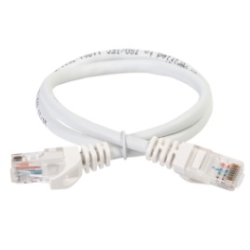 ITK Коммутационный шнур (патч-корд), кат.5Е UTP, 3м, белый