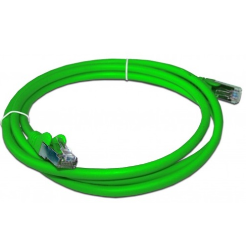 Патч-корд LANMASTER LSZH FTP кат.6A, 2.0 м, зеленый