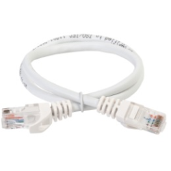 ITK Коммутационный шнур (патч-корд), кат.5Е UTP, 1м, белый