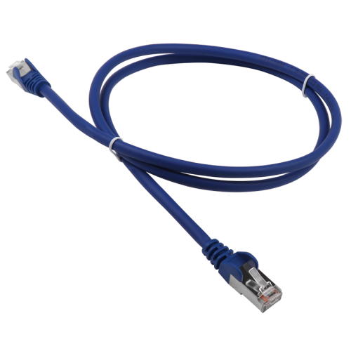 Патч-корд LANMASTER LSZH FTP кат.5e, 10 м, синий