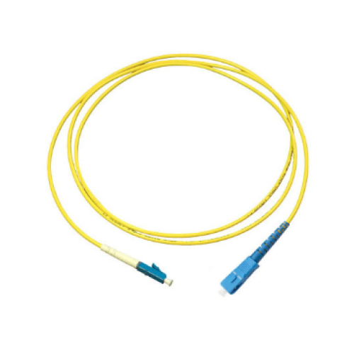 Патч-корд оптический TWT, PVC, симплексный, LC/UPC-SC/UPC, SM OS2, 2.0 м