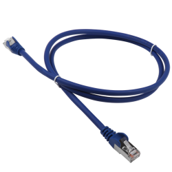 Патч-корд LANMASTER LSZH FTP кат.5e, 1.0 м, синий