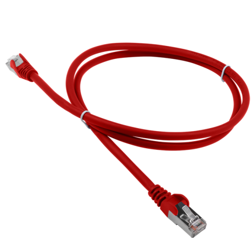 Патч-корд LANMASTER LSZH FTP кат.5e, 10 м, красный