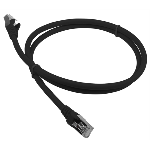 Патч-корд LANMASTER LSZH SFTP кат.6A, 3.0 м, черный
