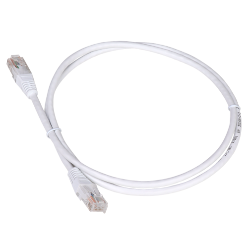 Патч-корд TWT UTP кат.5e, с заливными колпачками, 20.0 м, белый
