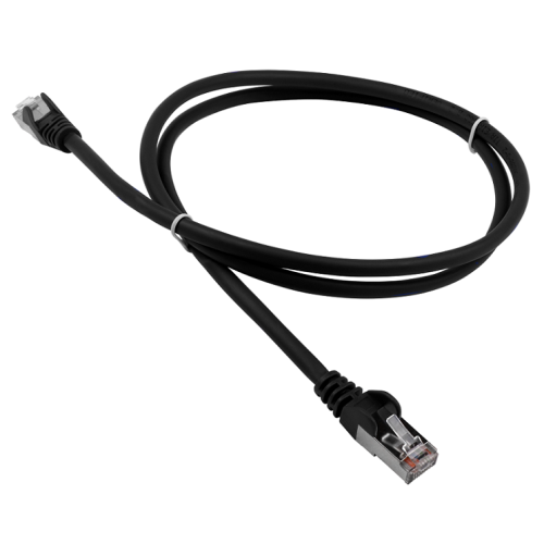Патч-корд LANMASTER LSZH FTP кат.5e, 3.0 м, черный