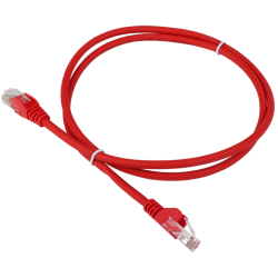 Патч-корд LANMASTER LSZH UTP кат.6, 5.0 м, красный