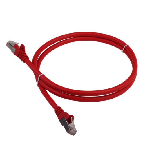 Патч-корд LANMASTER LSZH FTP кат.6, 2.0 м, красный