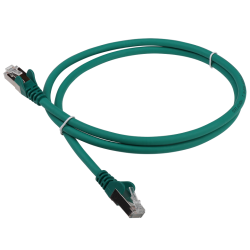 Патч-корд LANMASTER LSZH FTP кат.6, 5.0 м, зеленый