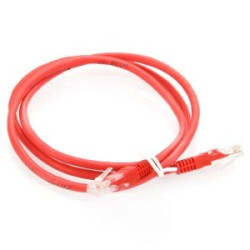 ITK Коммутационный шнур (патч-корд), кат.5Е UTP, 0,5м, красный