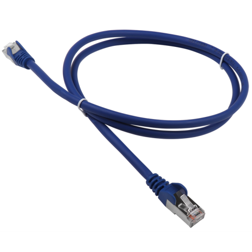 Патч-корд LANMASTER LSZH FTP кат.5e, 5.0 м, синий