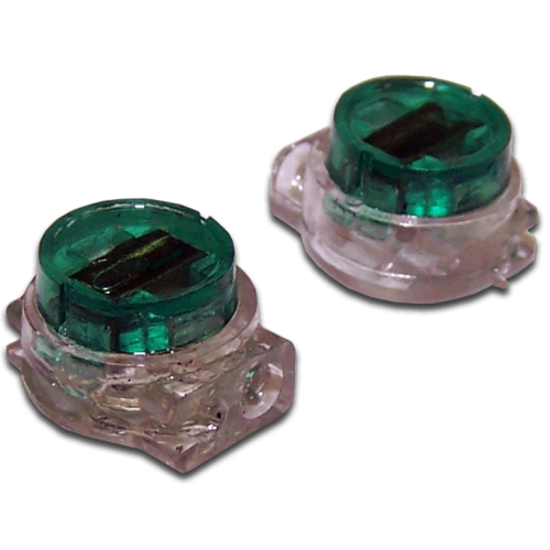 Соединитель проводов 0.4-0.9 мм, изолированный (скотчлок), параллельное подсоединение, гель, 100 шт.