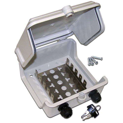 Наружный распределительный бокс, 5 плинтов, 50 пар