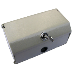 Настенный распределительный бокс, металл, 1 плинт, 10 пар, с замком