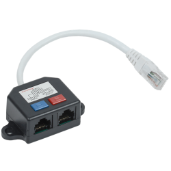 ITK Разветвитель (Y-адаптер) кат. 5Е 2xRJ45-1хRJ45