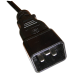 Шнур питания С13-C20, 3х0.75, 220В, 10А, черный, 1 метр
