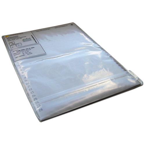 Маркер самоклеющийся, л.А4, 87х9, для патч-панелей,  белый, 56 шт/л.