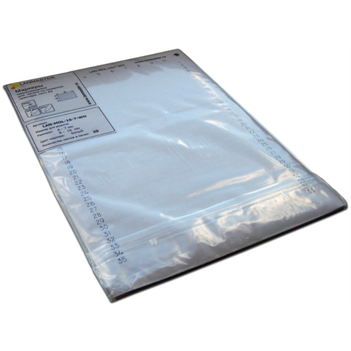 Маркер самоклеющийся, л.А4, 16х7, на розетки,  белый, 350 шт/л.