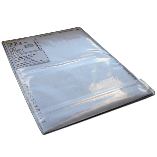 Маркер самоклеящийся, л.А4, 93х9, для патч-панелей, белый, 56 шт./л.