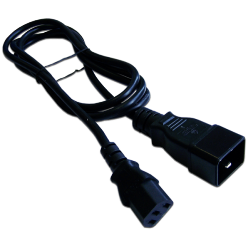 Шнур питания С13-C20, 3х0.75, 220В, 10А, черный, 5 метров