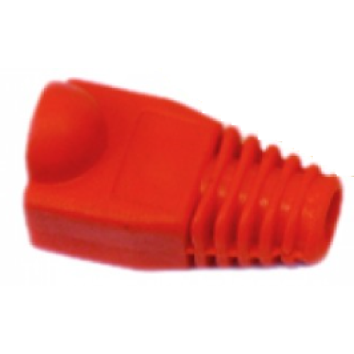 Защитные колпачки для кабеля 6,0мм cat.5, на соединение коннектора с кабелем, оранж., 100 шт. в пачке