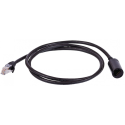 Удлинитель патч-корда UTP кат.5E, розетка RJ45 - вилка RJ-45, 0.5 м, серый