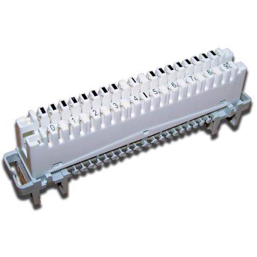 Плинт размыкаемый LSA Profil, Eco, 10 пар, маркировка от 1 до 0