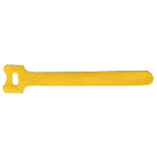 Хомут-липучка 125мм, 20 шт., желтый