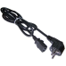 Шнур питания C13-Schuko угловая, 220В, 10А, черный, 5 метров
