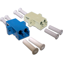 Адаптер оптический LANMASTER LC, OM3 корпус SC, дуплексный