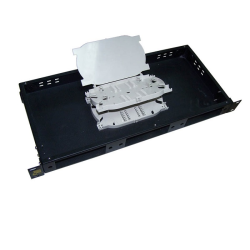 Кросс оптический LANMASTER настенный, металлический, на 8 SC адаптеров