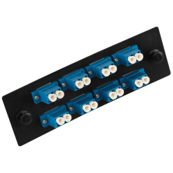 Адаптерная панель для кроссов LAN-FOBM с 8 симплексными адаптерами SC/APC