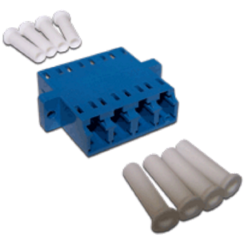 Адаптер оптический TWT LC, SM, 4 порта, корпус дуплекс SC