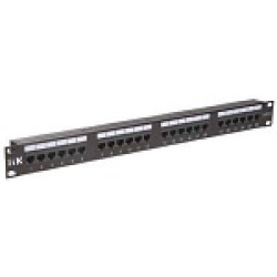 ITK 1U патч-панель кат.6 UTP, 24 порта (Dual)