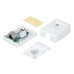 Cabeus WS-8P8C-Cat.6-SH-1 Розетка компьютерная RJ-45(8P8C), категория 6, экранированная, одинарная, внешняя, Dual IDC