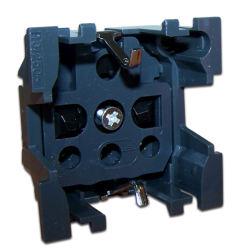 Механизм электрической розетки Mosaic 45x45, нем. ст., 2K+3, 16A, без лицевой панели