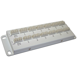 Коммутационная телефонная панель, параллельное подключение 2х6