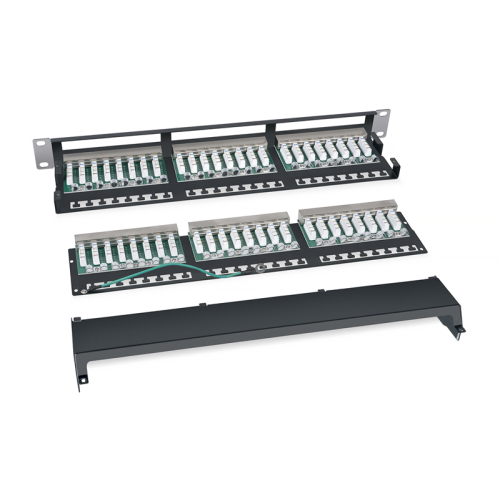 Cabeus PLHD-48-Cat.5e-SH-Dual IDC-1U Патч-панель высокой плотности 19