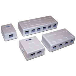 Настенная коробка 4 порта для Keystone