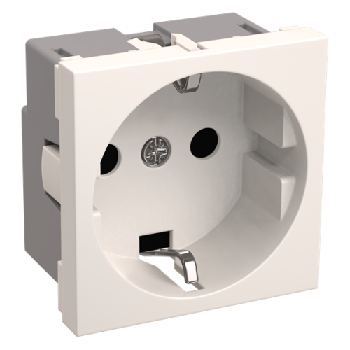 РКС-20-30-П-К Розетка с з/к 2к (на 2 модуля) ПРАЙМЕР белая IEK