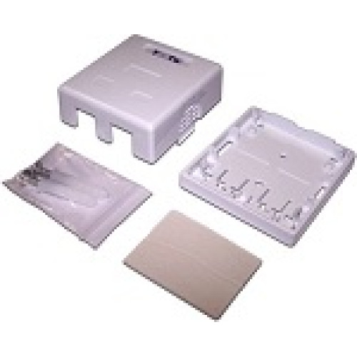 Настенная коробка 2 порта для Keystone